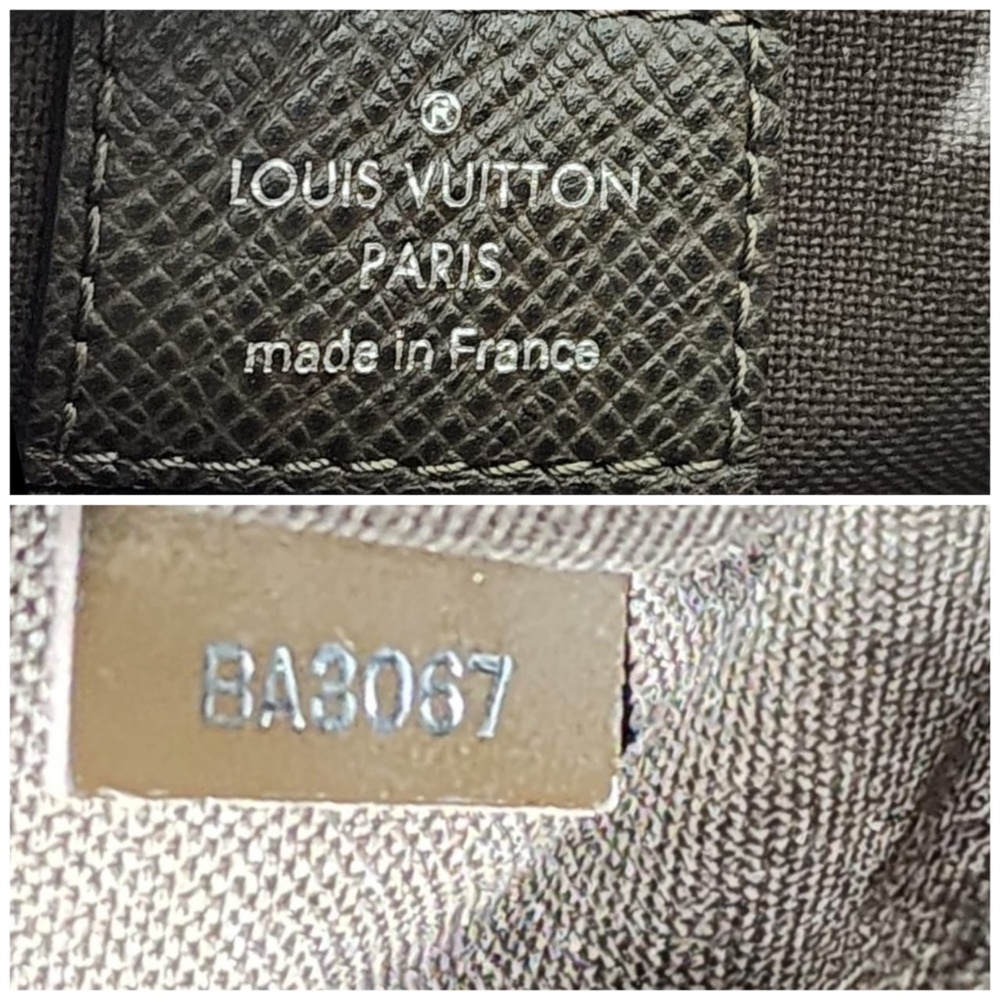 Authentic Louis Vuitton Taiga Leather Roman PM Bag Brown - Picture 9 of 15